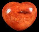 Colorful Carnelian Agate Heart #59488-1
